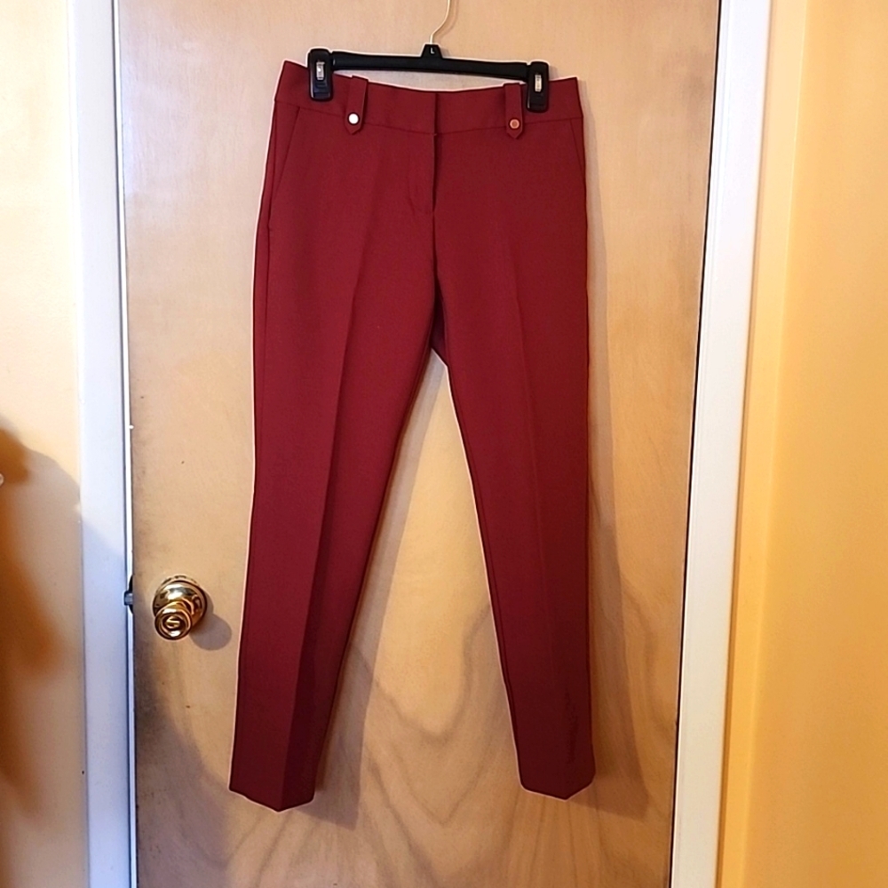loft burghendy brownish color size 0 slim nwt